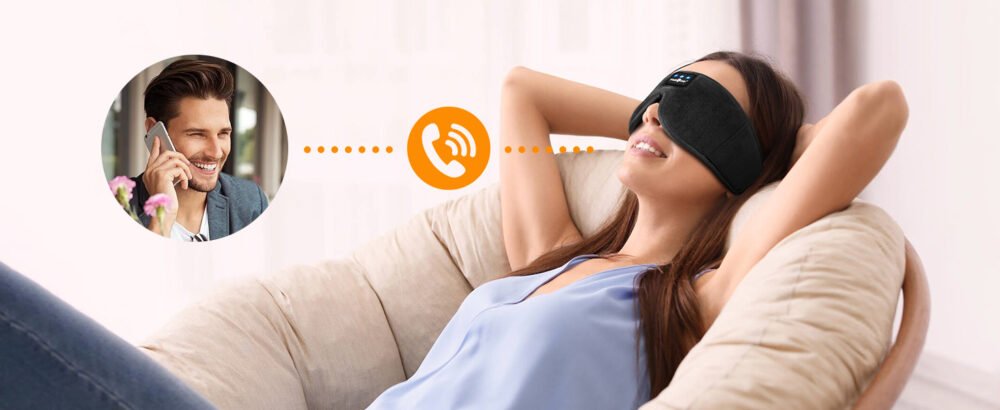 Sleep Headphones Bluetooth Sleep Eye Mask for Sleeping, Wireless Music Sleeping Masks Headphones, Sleep Earbuds for Side Sleepers Men Women with Speakers Cool Tech Gadgets - Image 10